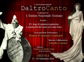 Stage DaltroCanto - Ortona  13-18 Settembre 2016